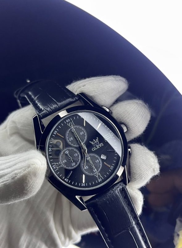 OLEVS 2872 Classic Leather Quartz Watch