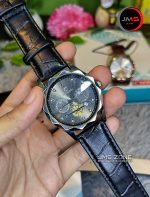 BINBOND DIAMOND CUT SHAPE BLACK COLOR WATCH | JMS ZONE