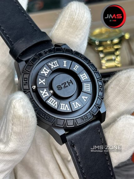 Luxurious Magnetic Leather Belt Watch for Men