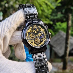 Olevs Skeleton Watch JMS ZONE